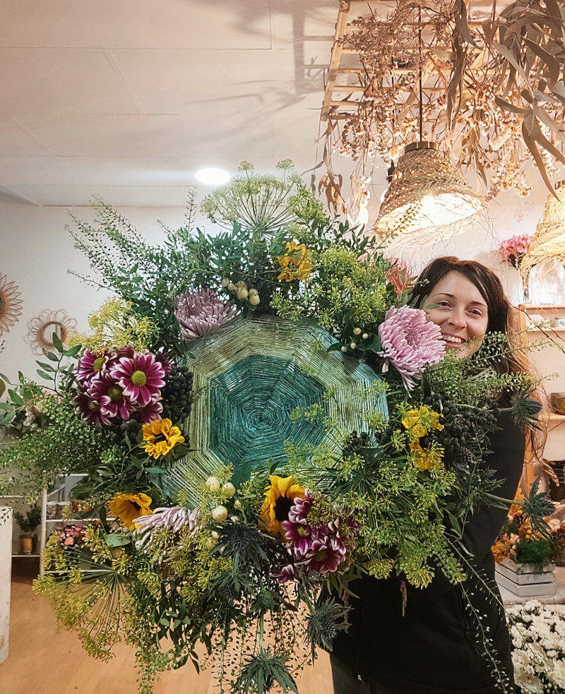 Laia Garcés, 15 anys apassionada de les flors